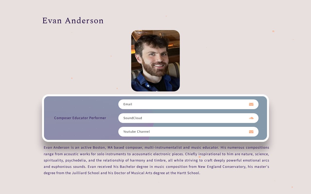 Evan Anderson - Composer, Educator